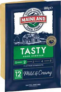 IGA Mainland Cheese Block 400‑500g Selected Varieties offer