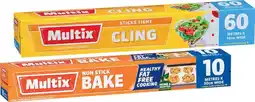IGA Multix Baking Paper 10mx30cm or Cling Wrap 60mx33cm offer