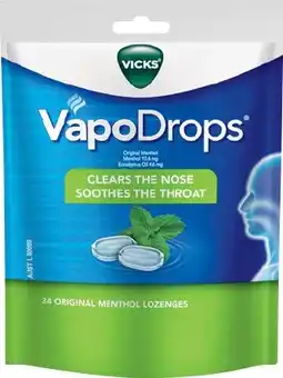 Vicks VapoDrops 24 Pack Selected Varieties