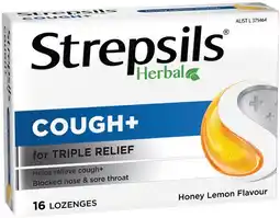 IGA Strepsils Herbal Sore Throat Lozenges 16 Pack Selected Varieties offer