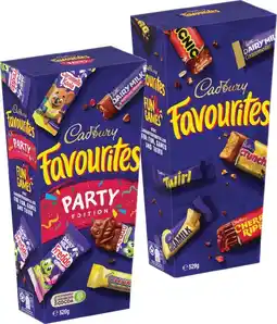 IGA Cadbury Favourites 520g Selected Varieties offer