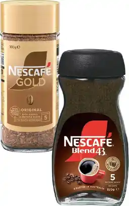 IGA Nescafé Gold or Blend 43 Instant Coffee 90‑150g Selected Varieties offer