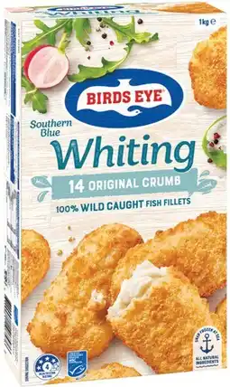 IGA Birds Eye Southern Blue Whiting Fillets 1kg offer