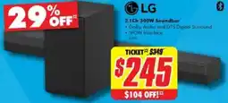 The Good Guys 2.1Ch 300W Soundbar offer