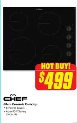 The Good Guys 60cm Ceramic Cooktop offer