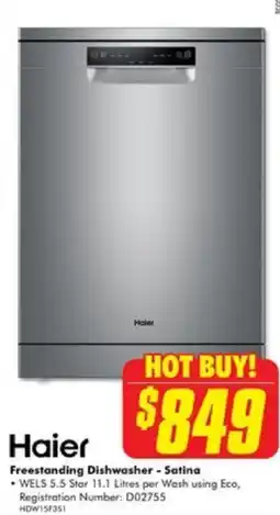 The Good Guys Freestanding Dishwasher - Satina offer