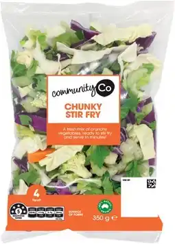 IGA Community Co Chunky Stir Fry 350g offer
