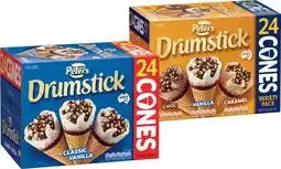 IGA Peters Classic Vanilla Drumstick or Family Variety 24 Pack offer