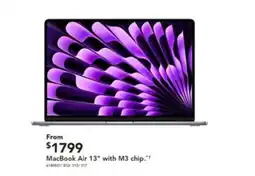 Harvey Norman MacBook Air 13" with M3 chip.** offer
