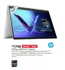 Harvey Norman HP Envy x360 2-in-1 Laptop. offer