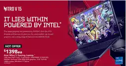 Harvey Norman Acer Nitro V Gaming Laptop.* offer