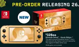 Harvey Norman Nintendo Switch - Hyrule Edition. offer