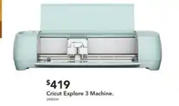Harvey Norman Cricut Explore 3 Machine. offer