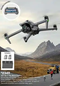 Harvey Norman DJI 'Air 3' Fly More Combo. offer