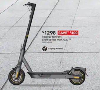 Harvey Norman Segway-Ninebot KickScooter MAX G2. offer