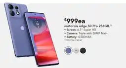 Harvey Norman motorola edge 50 Pro 256GB. offer