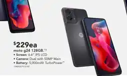 Harvey Norman moto g24 128GB. offer