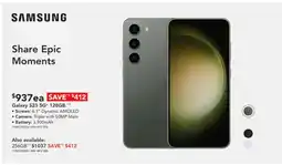 Harvey Norman Galaxy S23 5G 128GB. offer