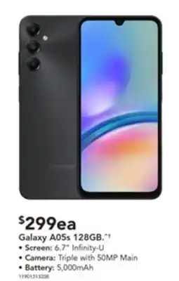Harvey Norman $299ea Galaxy A05s 128GB. offer