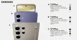 Harvey Norman Galaxy S24 5G* 256GB. offer