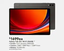 Harvey Norman Galaxy Tab S9+ Wi-Fi 256GB.ˆ† offer