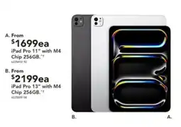Harvey Norman iPad Pro 11" with M4 Chip 256GB. offer