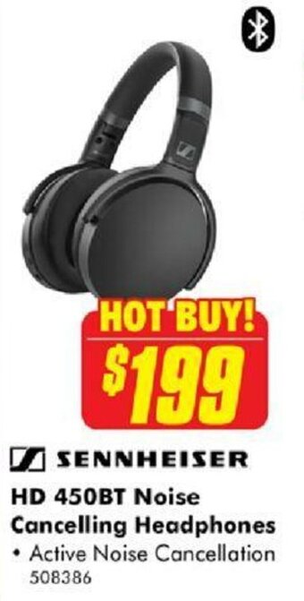 The Good Guys Sennheiser HD 450BT Noise Cancelling Headphones offer