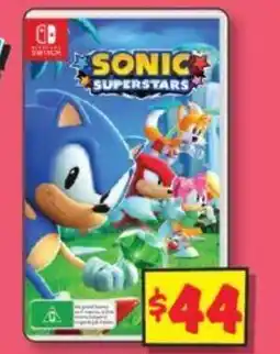 JB Hi-Fi SONIC SUPERSTARS offer