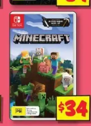 JB Hi-Fi MINECRAFT offer