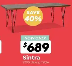 ComfortStyle Furniture & Bedding Sintra 2200 Dining Table offer