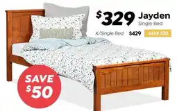 ComfortStyle Furniture & Bedding Jayden Single Bed offer