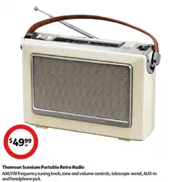 Coles Thomson Scenium Portable Retro Radio offer