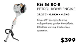 STIHL KM 56 RC-E PETROL KOMBIENGINE offer