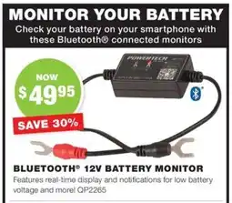 Road Tech Marine BLUETOOTH® 12V BATTERY MONITOR offer