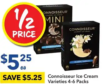 Ritchies Connoisseur Ice Cream Varieties 4-6 Packs offer