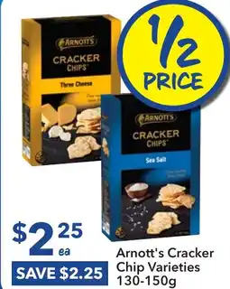 Ritchies Arnott's Cracker Chip Varieties offer