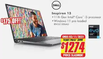 The Good Guys Dell Inspiron 13 offer