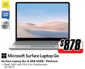 The Good Guys Microsoft Surface Laptop Go offer