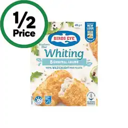 Woolworths Birds Eye Flathead or Barramundi 270g, Whiting or Dory Fish 425g – From the Freezer offer