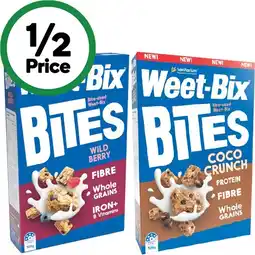 Woolworths Sanitarium Weet-Bix Bites 500-510g offer