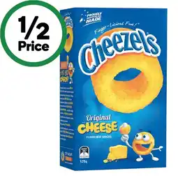 Woolworths Cheezels Original Cheese Box 125g offer