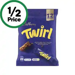 Woolworths Cadbury Sharepacks 144-180g offer