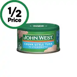 Woolworths John West Tuna Tempters 95g offer