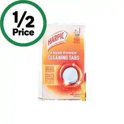 Woolworths Harpic Fresh Power Cleaning Tabs Pk 6 offer