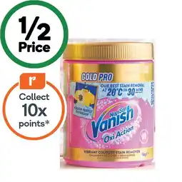Woolworths Vanish Gold Pro Laundry Soaker 1 kg offer