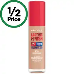 Woolworths Rimmel London Lasting Finish Full Coverage Foundation 30ml offer