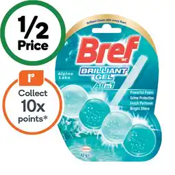 Woolworths Bref Brilliant Gel Toilet Rim Block 42g offer