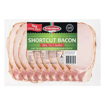 Woolworths D’Orsogna Shortcut Bacon 1 kg – From the Fridge offer