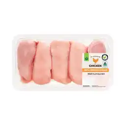Woolworths Australian Fresh RSPCA Approved Chicken Breast Fillets Bulk Tray offer