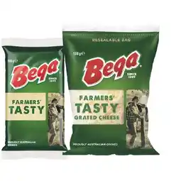 Woolworths Bega Block or Grated Cheese 500g offer